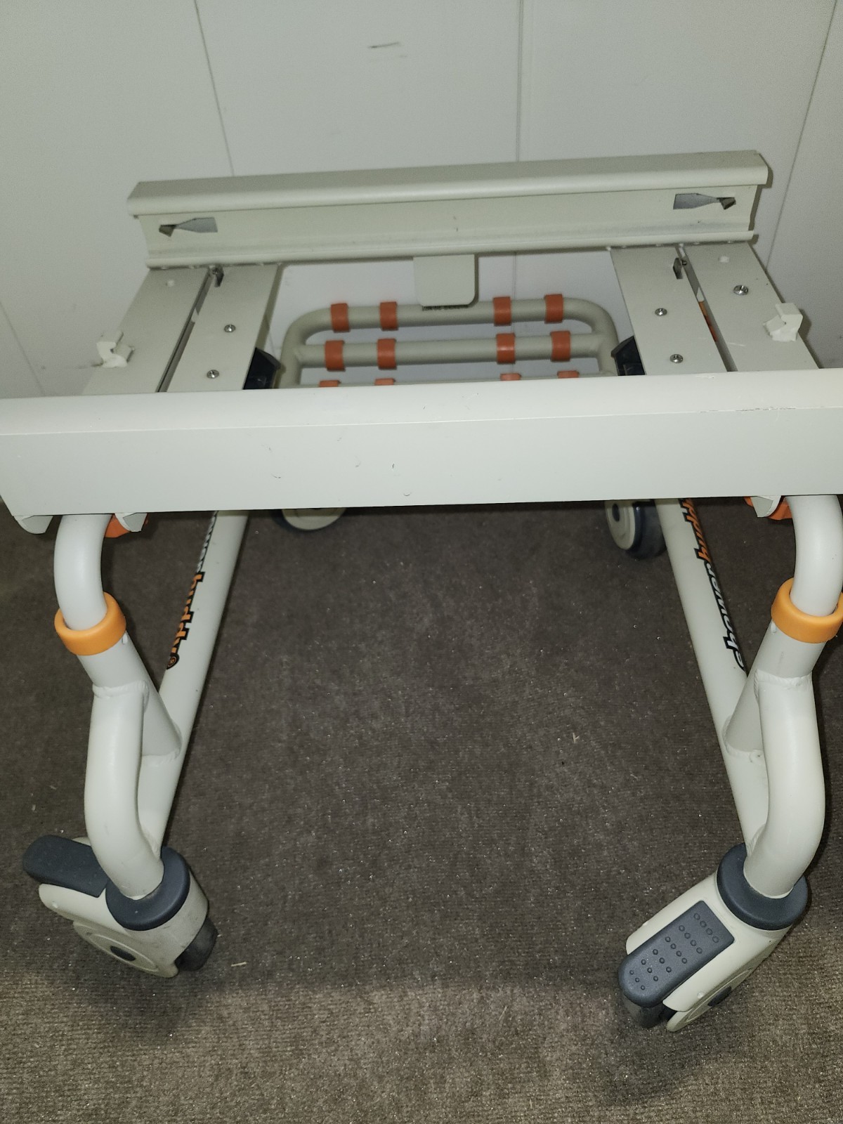 ShowerBuddy New SB2 Rolling Chair Base With Footrest And Locking Casters