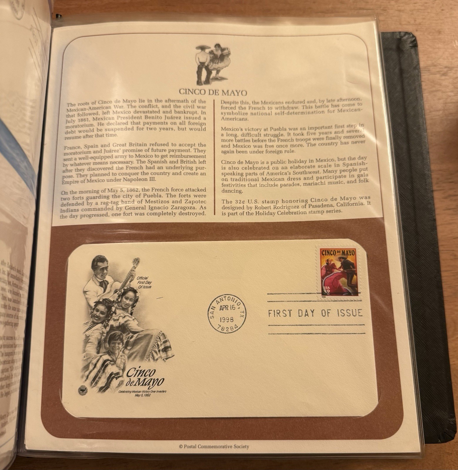 Postal Commemorative Society Binder w/ U.S. First Day Covers 1996-1998 96 Covers