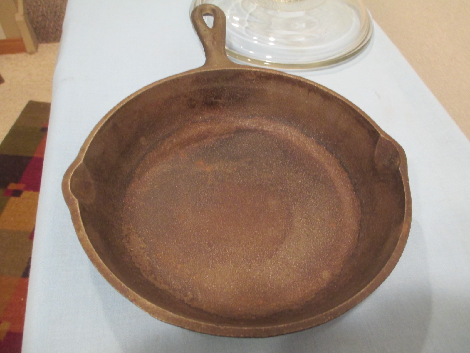 Birmingham Stove & Range No.5 Cast Iron Skillet with Glass Lid
