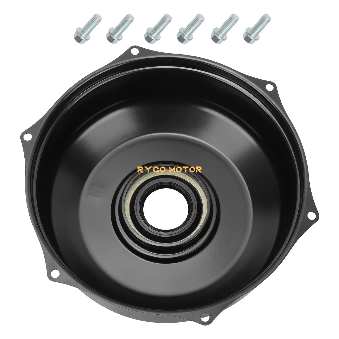 Rear Brake Drum Cover Hub Shoes Set for Honda Rancher 420 TRX420 4x4 2014-2024