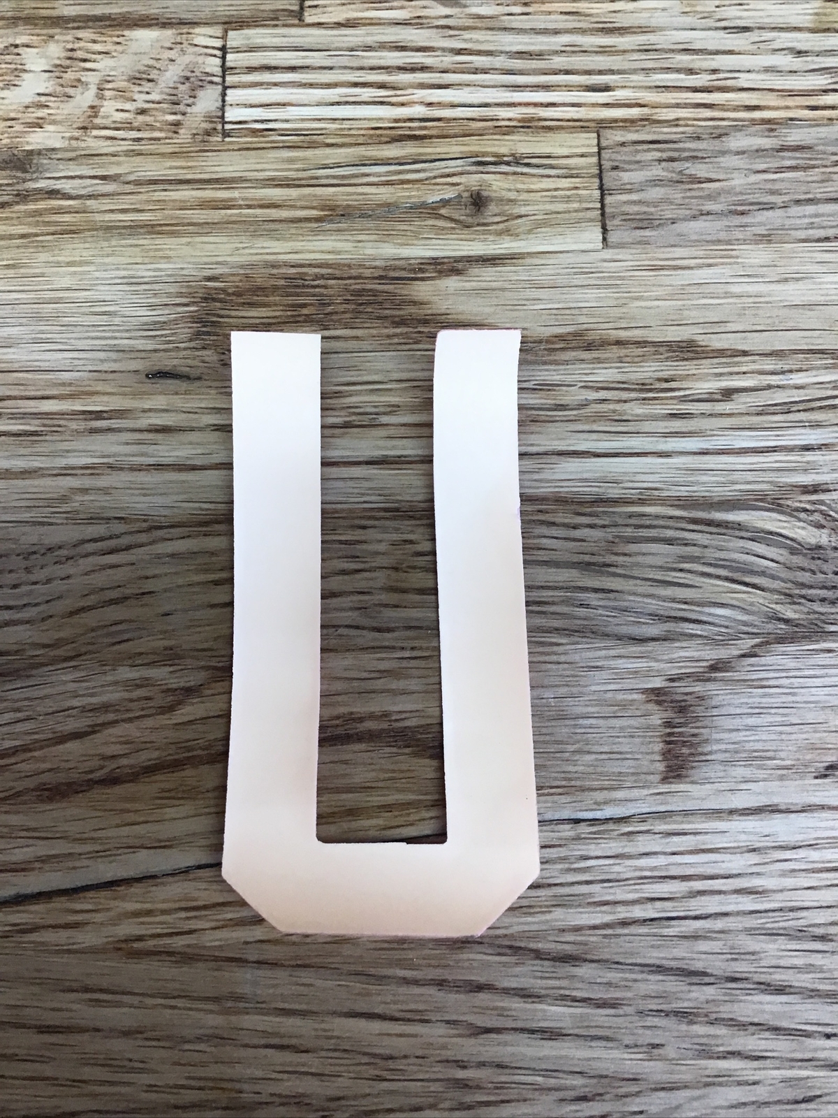 Firefighter / EMT Turnout Coat Reflective Iron-On Letter “U” Orange/Red D-6