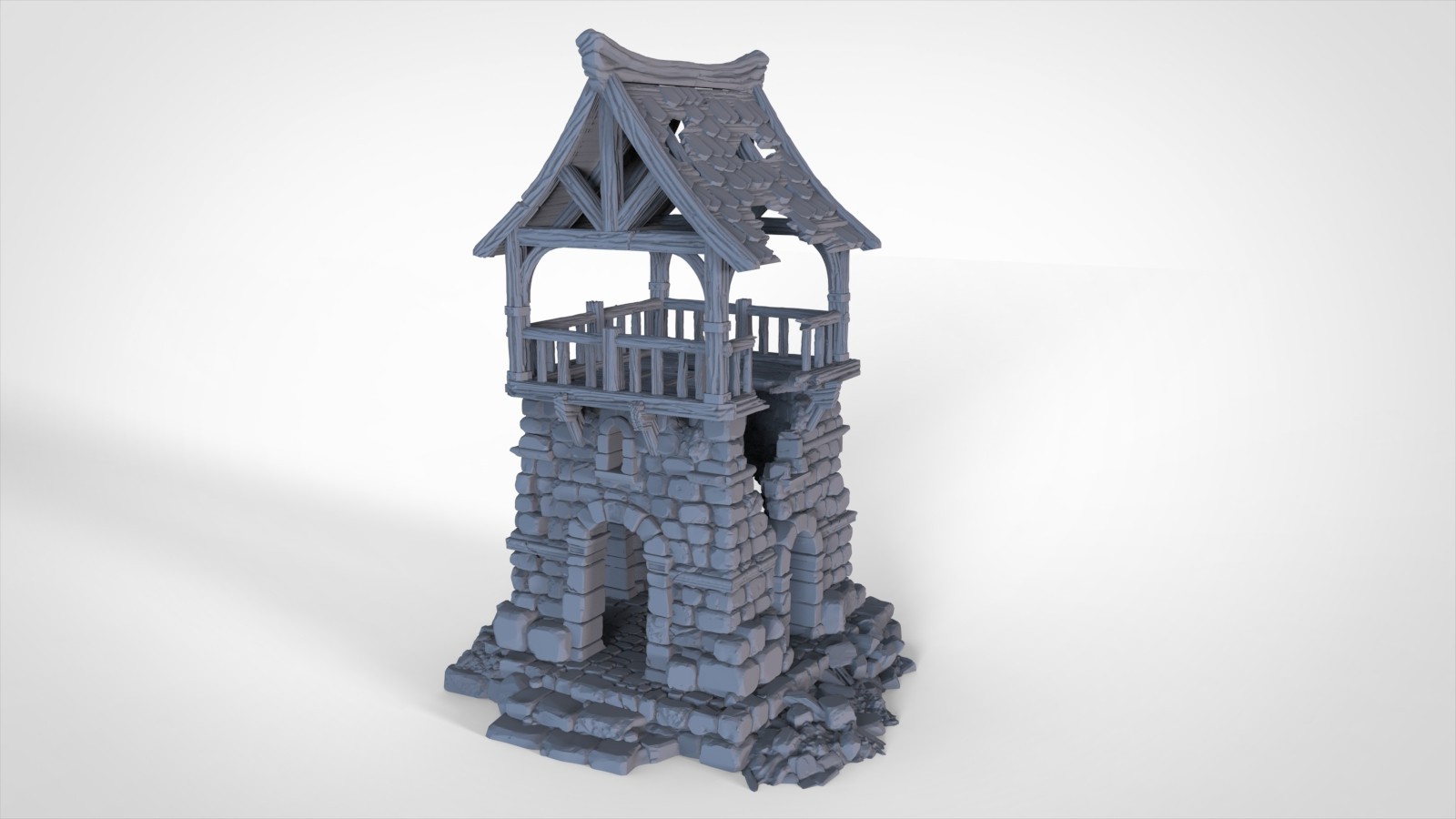 Watch Tower - Fantasy Wargaming Terrain 28mm - Mordheim, frostgrave etc