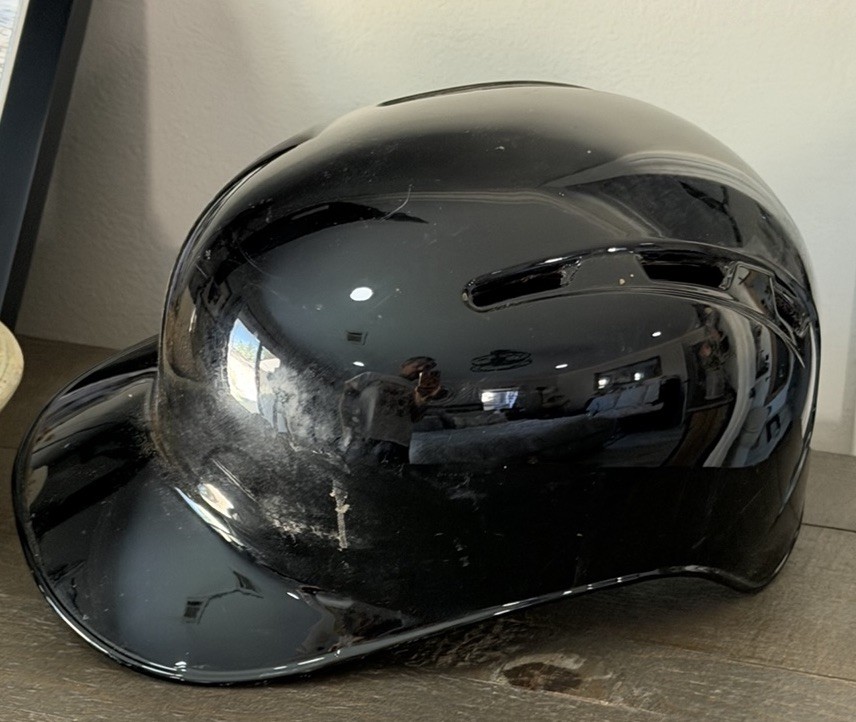 San Francisco Giants MLB Rawlings S100 Player Used Game Left Helmet Mens 7 3/4