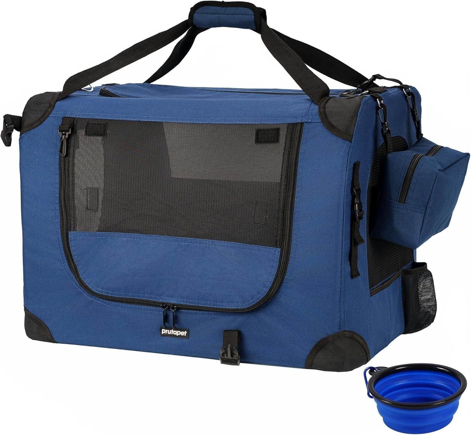 Large Cat Carrier 24"X16.5"X16.5" Portable Pet Crate Easy to Use!!