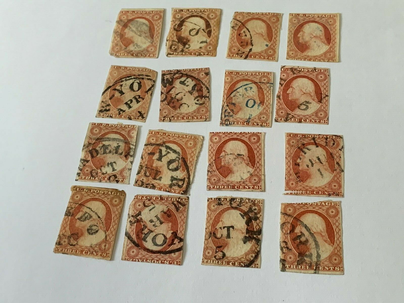 U.S 1857 #11 Imperforate Used Stamp Estate Liquidation  purchase for one stamp