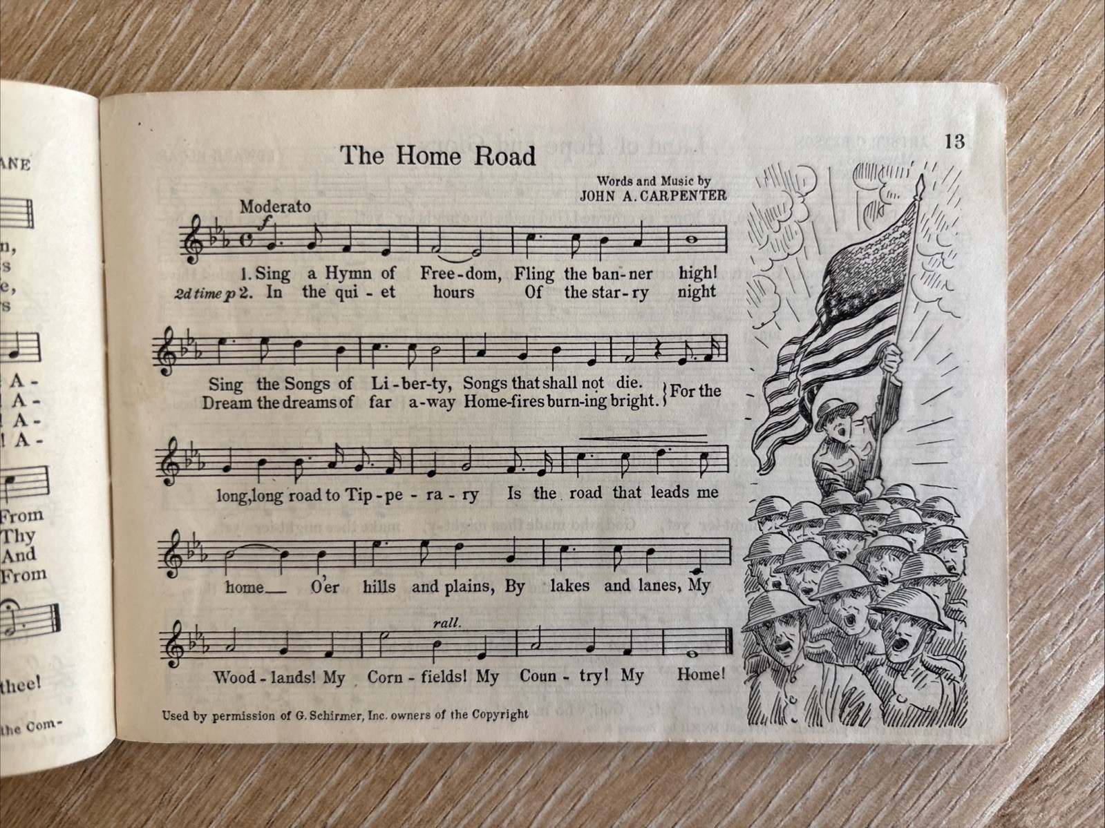 ARMY SONG BOOK U.S. 1918 PB WWI Antique War Department Training Camp Activities
