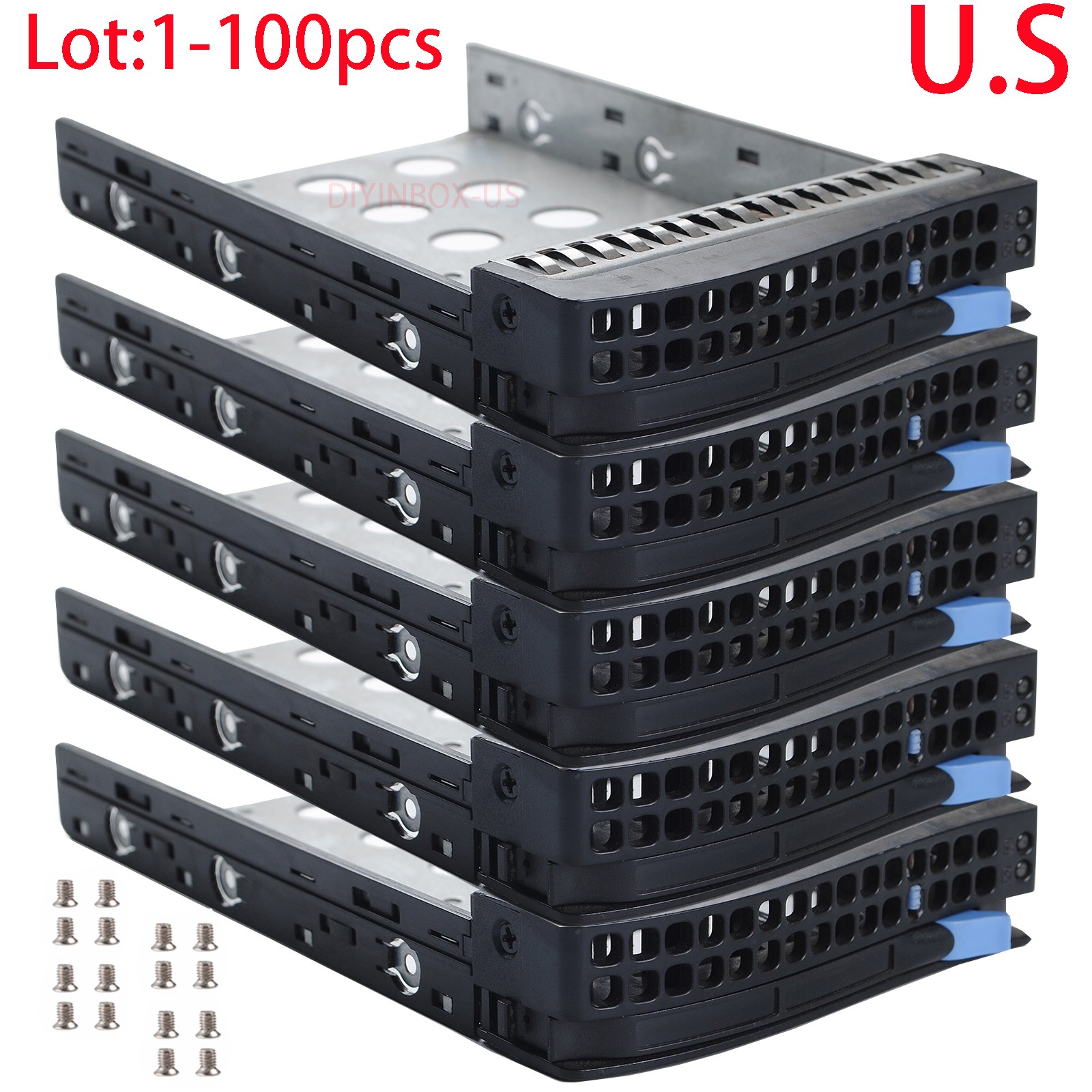 Lot SC93301 For Supermicro 3.5" SAS SATA Hard Drive Caddy Tray Sled 01-SC93301