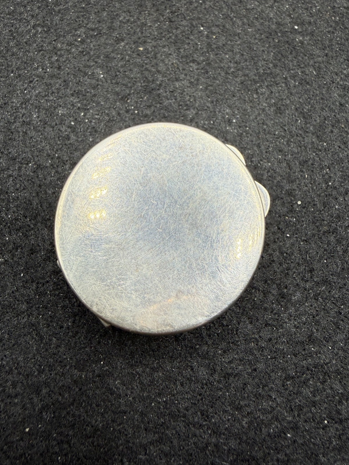 Thomae & Co Vintage Sterling Silver Pineapple Design Round Pill Box