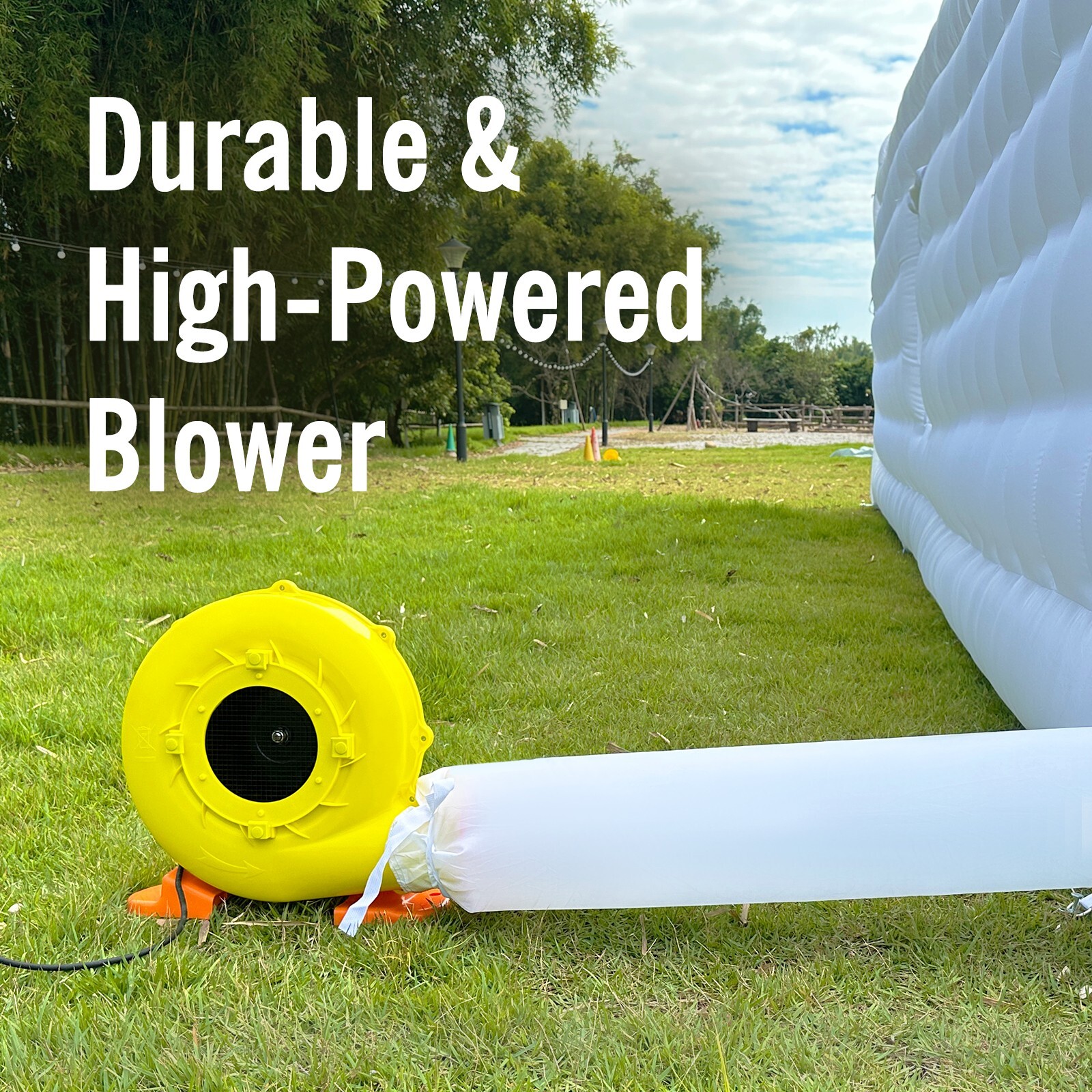 OZIS 20FT Inflatable Cube Wedding Tent Nightclub Tent Custom Logo White Portable