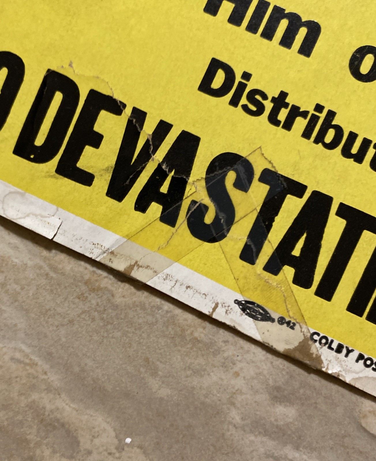 OZZY OSBOURNE AT ARAGON BALLROOM - ORIGINAL VINTAGE CONCERT PROMOTION POSTER