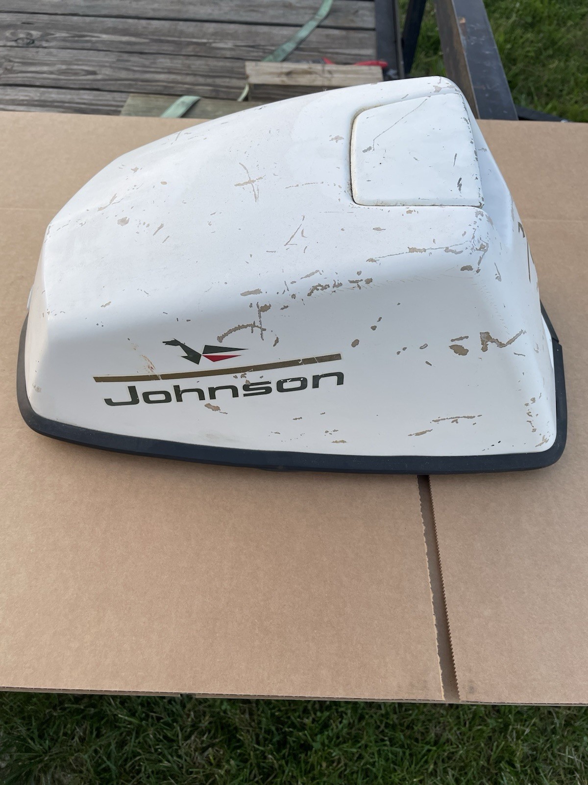 OMC Johnson Evinrude 6HP Outboard Motor Cowling Hood Cover Lid