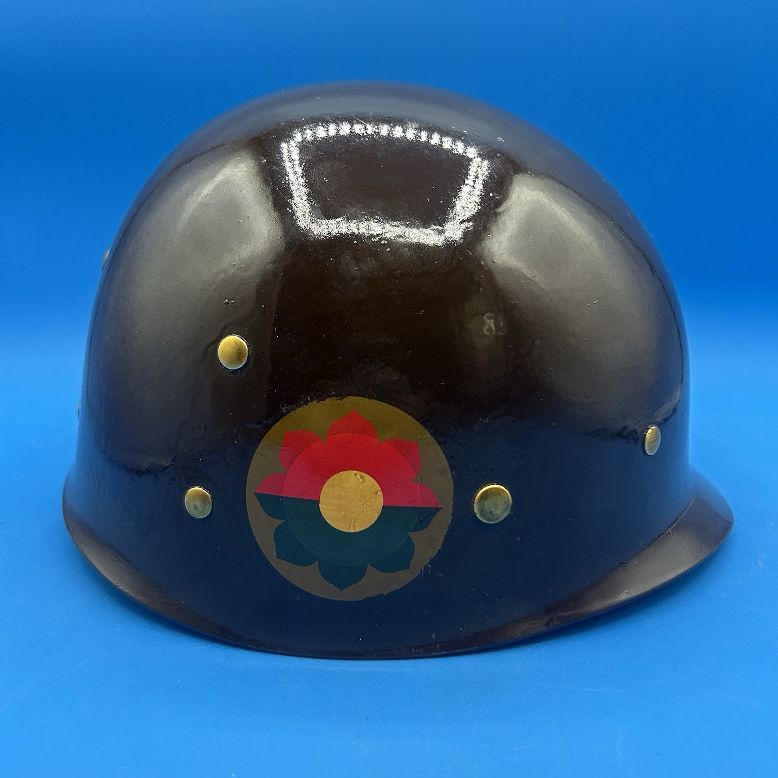 US ARMY WW2 M-1 COMBAT HELMET EARLY WESTINGHOUSE LINER RAYON SUSPENSION RARE !