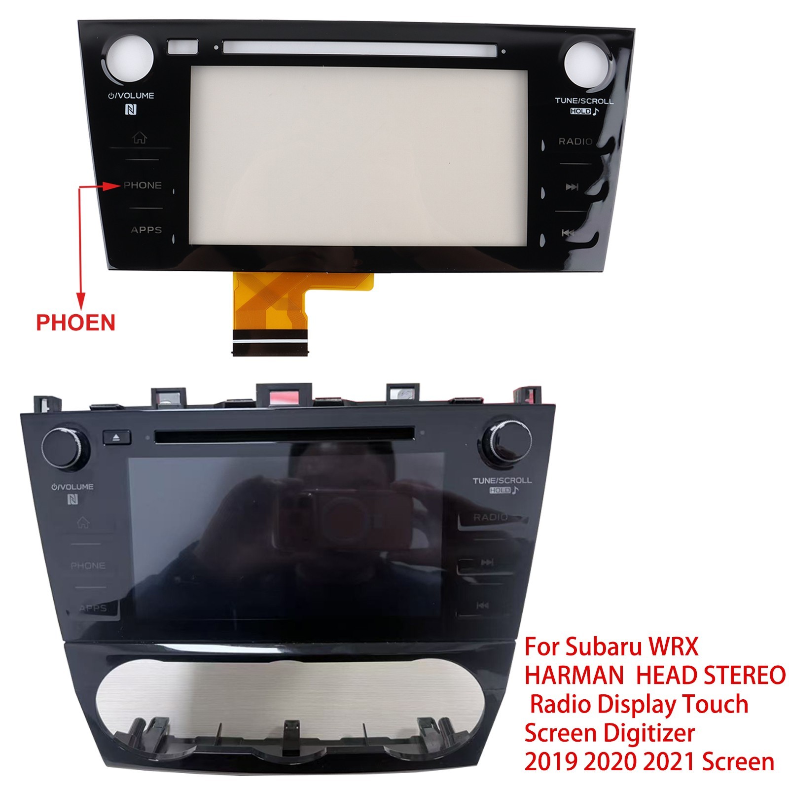 Subaru WRX Radio Display Touch Screen Digitizer 2019 2020 2021 Screen PHONE