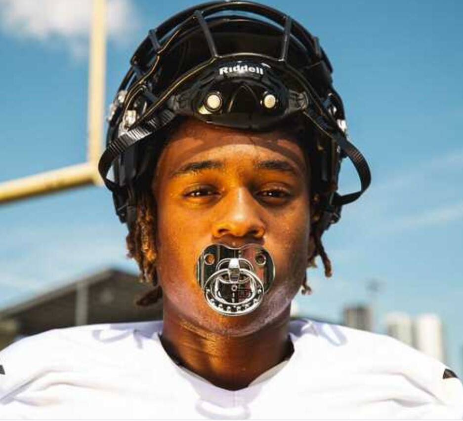 Battle Sports CHROME Binky Oxygen Football Convertible Mouthguard