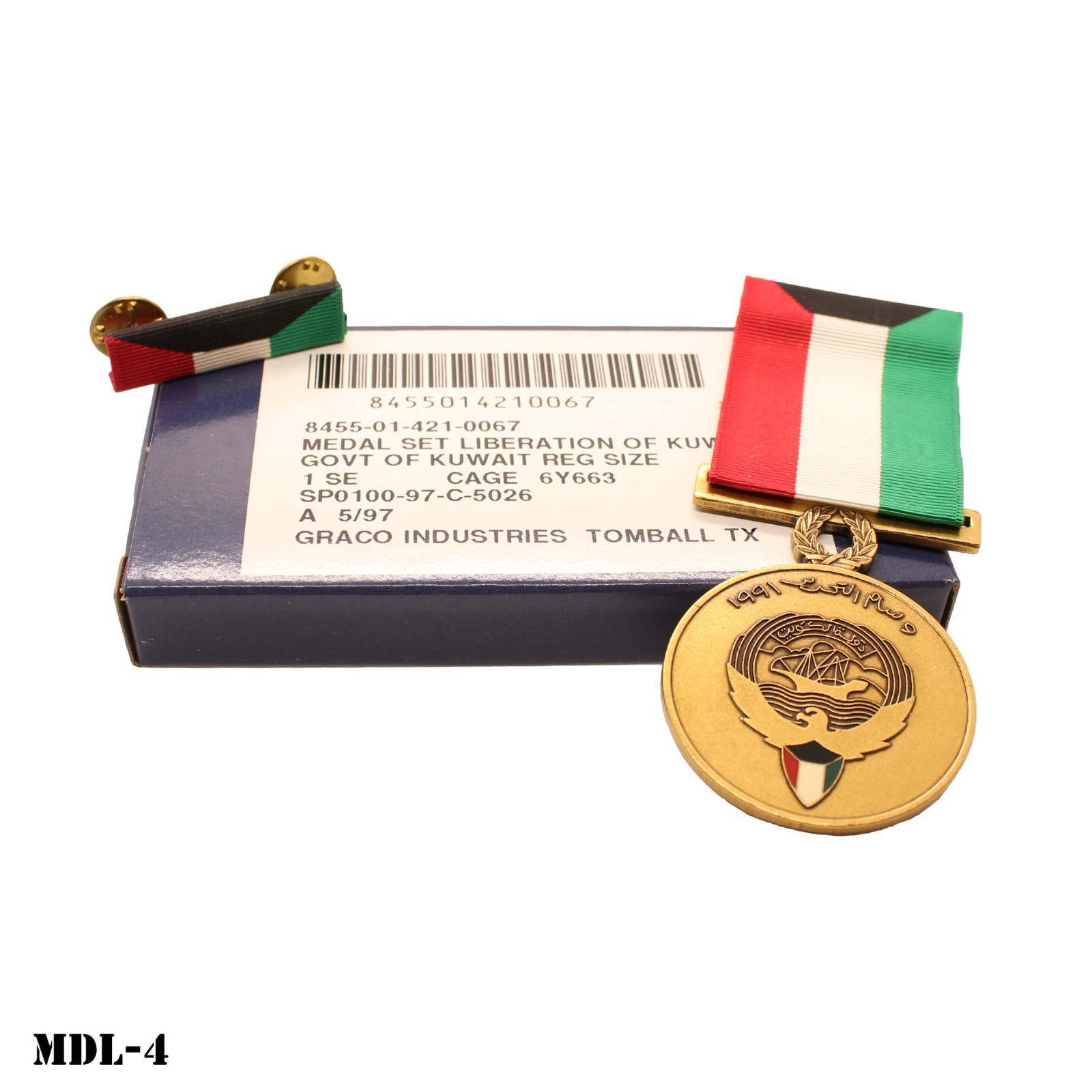 Full Size Medal ~ Liberation of Kuwait Medal Set ~ Original NEW in Box
