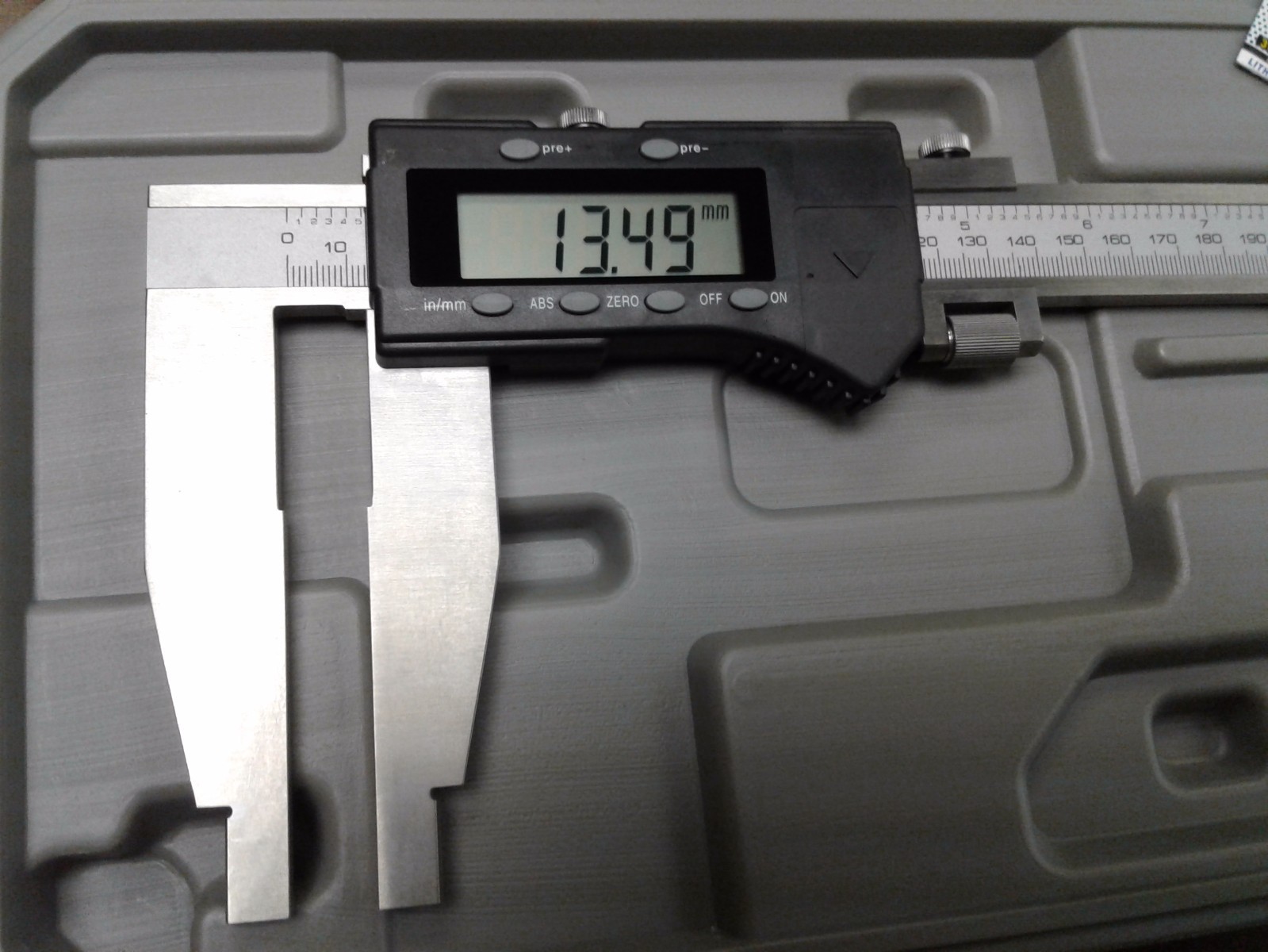 24"/600mm ELECTRONIC DIGITAL CALIPER heavy duty long jaw-X-LARGE SCREEN