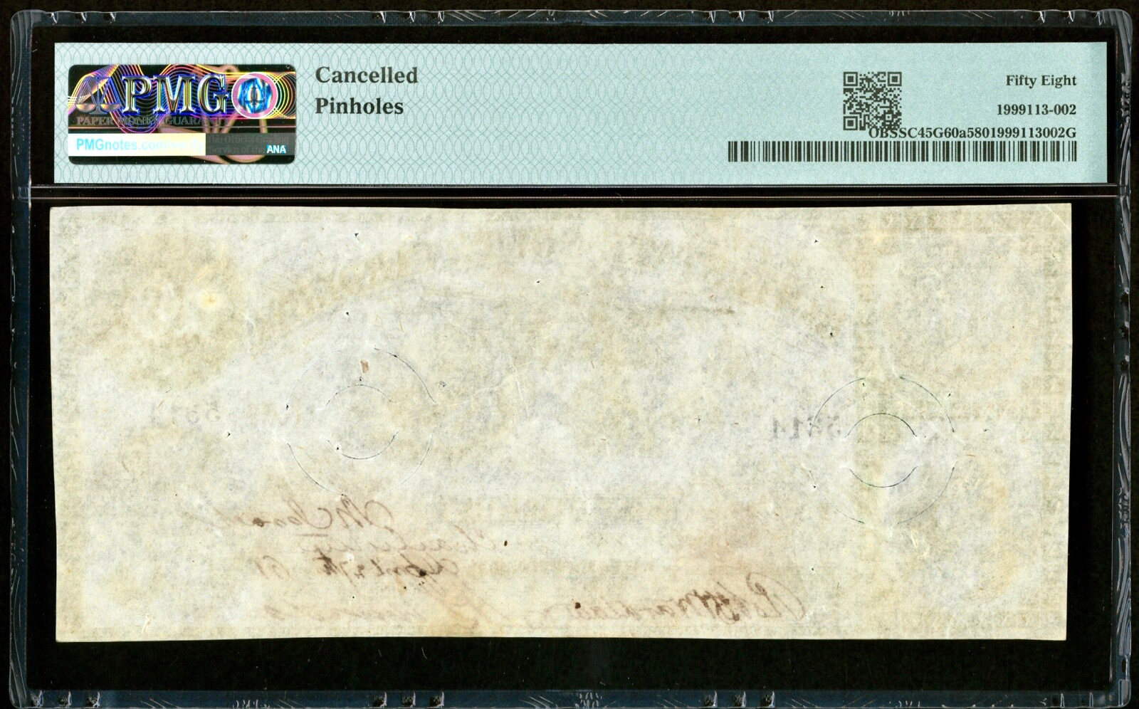 April 27, 1861 Charleston State South Carolina $10 Obsolete Banknote PMG AU58