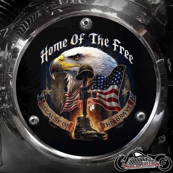 Harley Davidson 3 Hole Derby Clutch Cover 1970-1998 EVO Shovelhead - Home Free