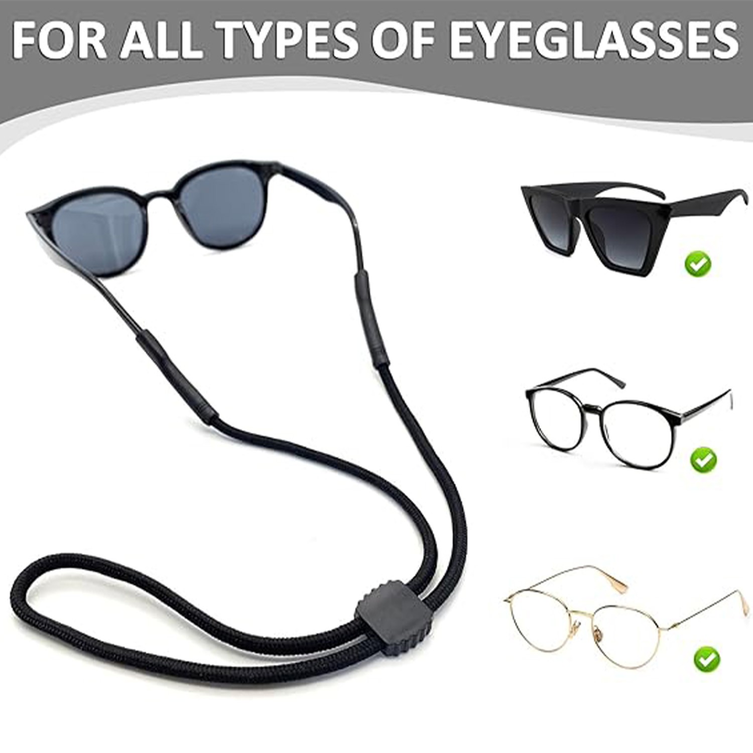 1~3 Sport Sunglass Neck Strap Eyeglass Read Glasses Neck Cord Lanyard Holder