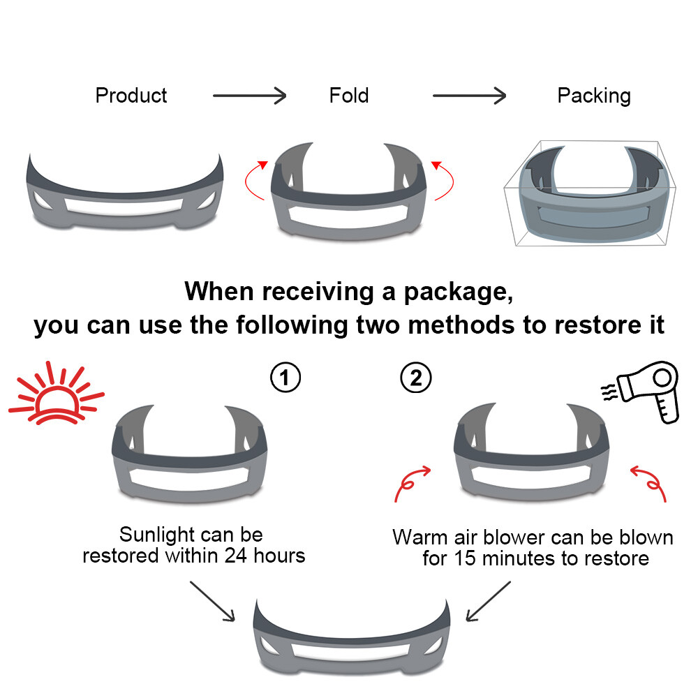 Front Upper Bumper Cover Fit For 2010 2011 2012 Ford Taurus AG1Z-17D957-AAPTM