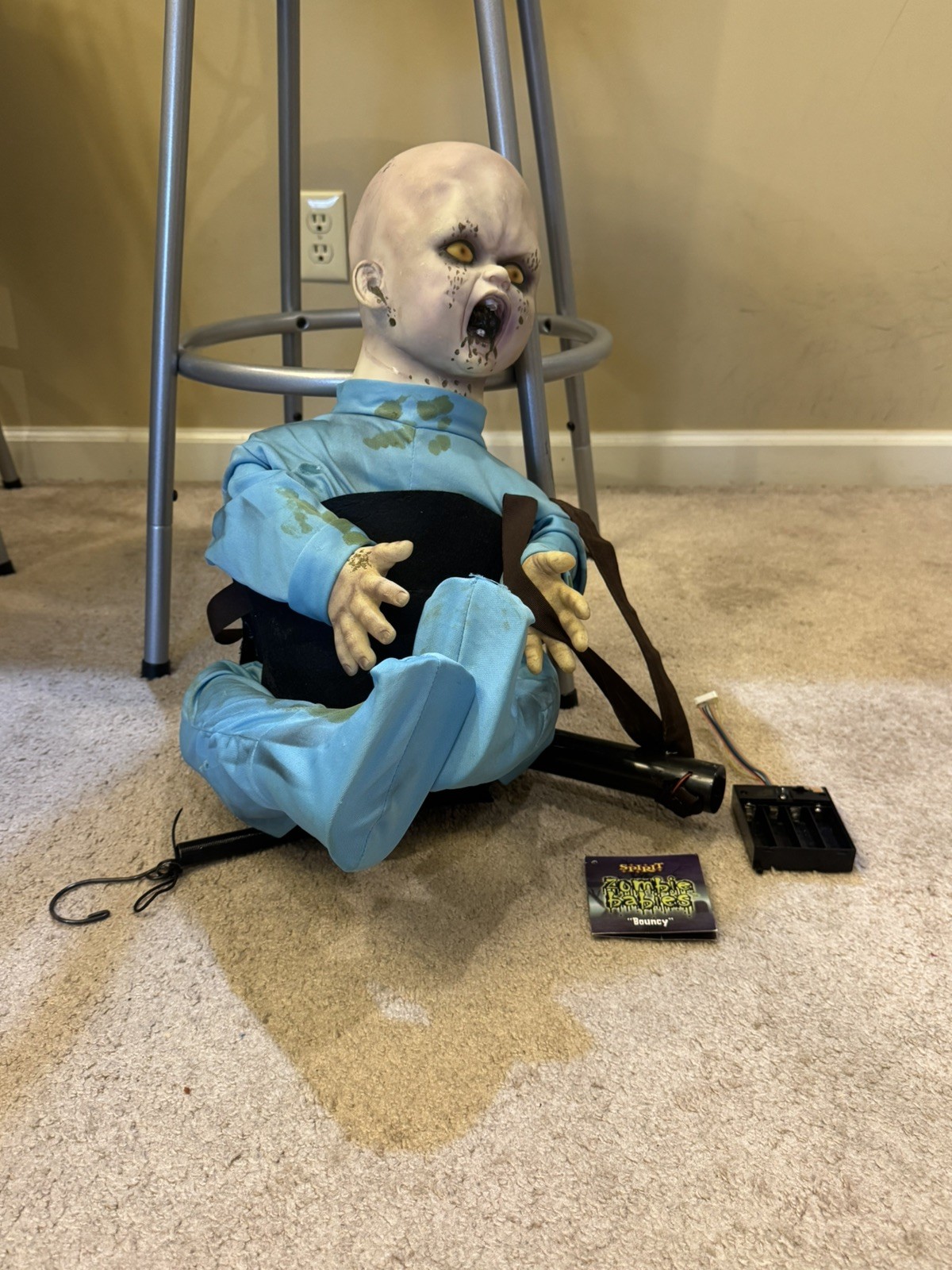 Spirit Halloween 2014 Zombie Babies Bouncy Read Description