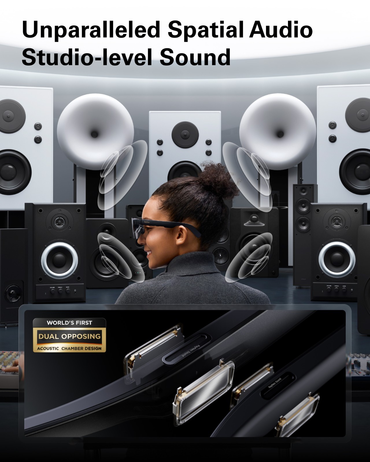 RayNeo Air 3s Pro AR/XR Glasses -201'' 1200 Nits 120Hz HueView 2.0 Video Display