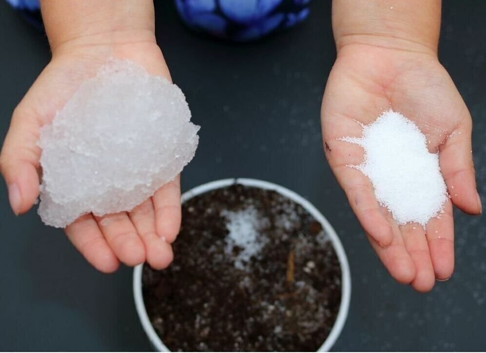 Soil Moisture Water Absorbing Polymer Crystals