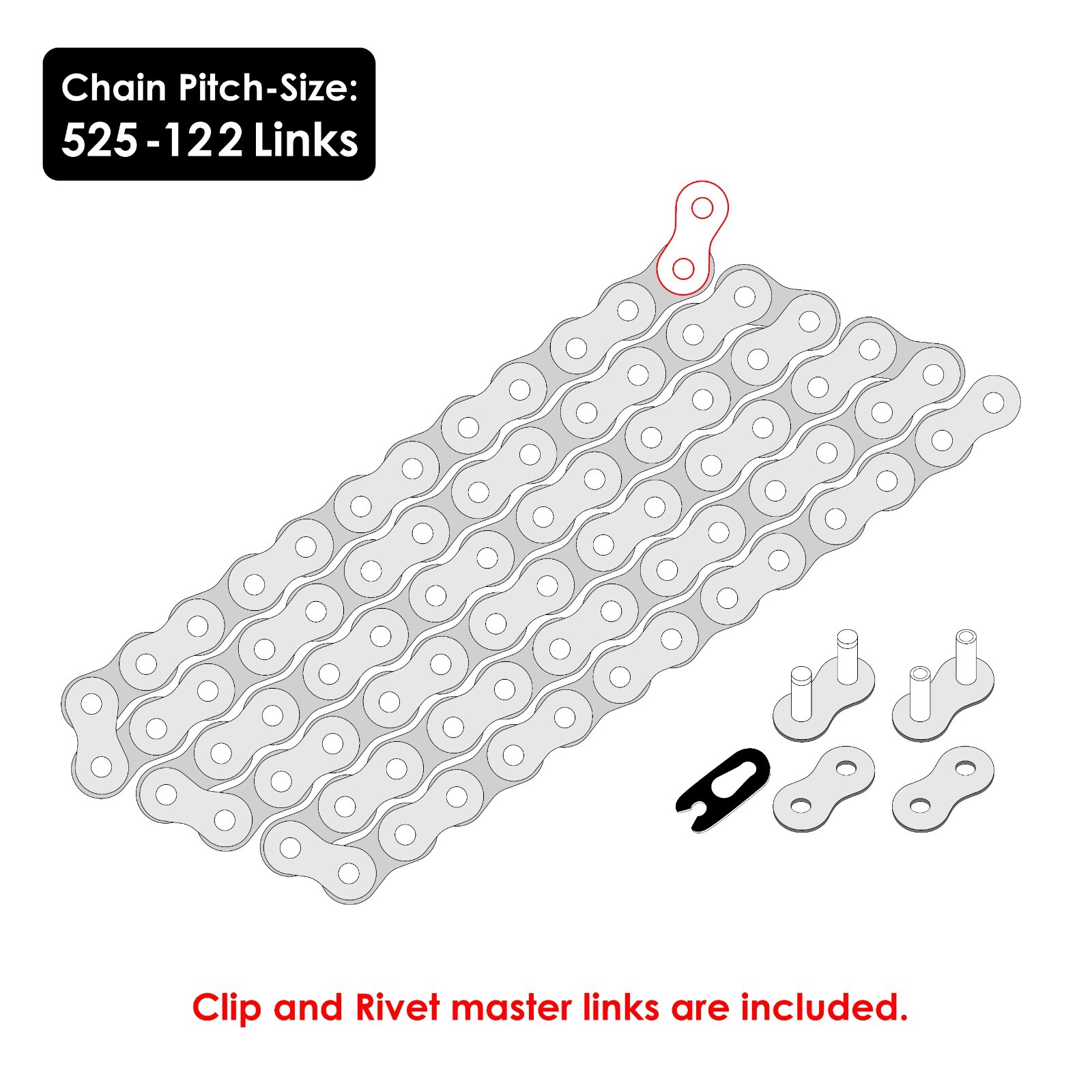 Drive Chain & Sprockets Kit for Honda VT750Dc Shadow 750 Spirit 2005 2006 2007