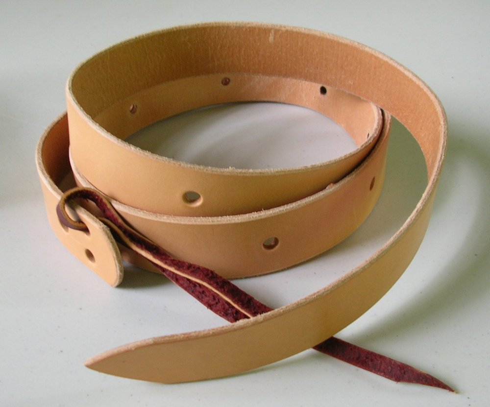 USA Leather Saddle Latigo Cinch Straps Billets ~ 3'_6'_8' Black_ Brown_ Natural