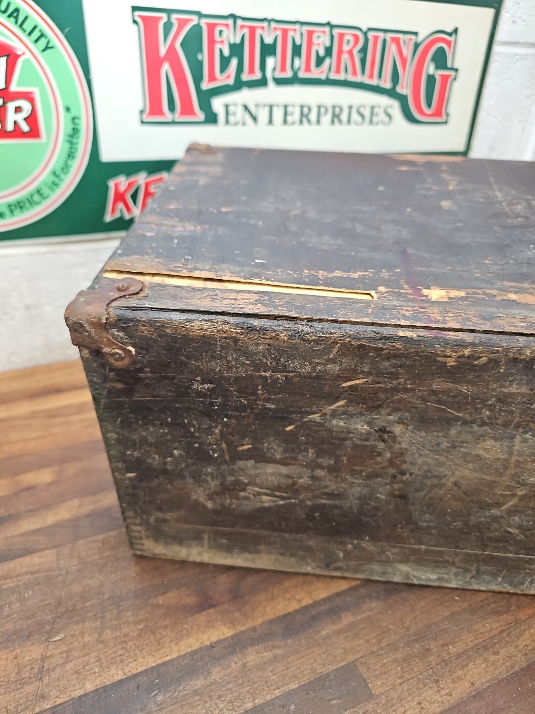 Q29- Union 6 Drawers Wood Machinist Chest Tool Box Antique Chest Tool Box