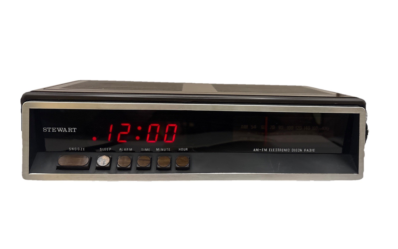 Vintage Stewart AM FM Radio Alarm Clock 1983 Model ST280 New!