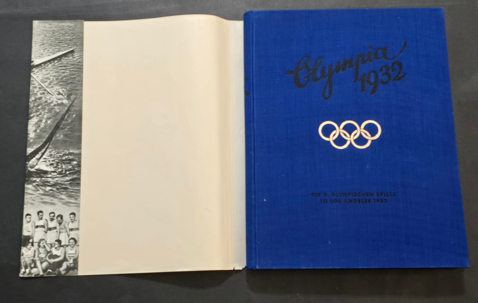 1932 Olympia Olympic Album Complete Cards Dust Jacket German Book Rare
