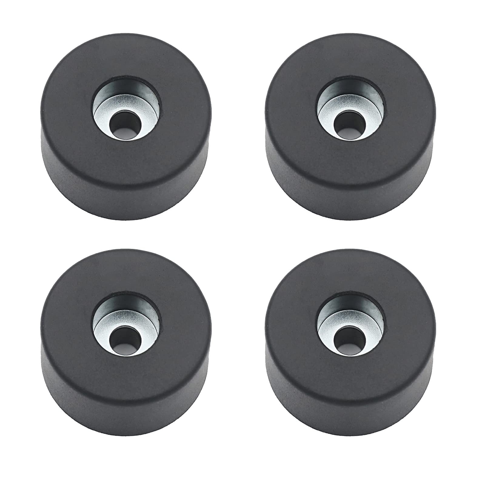 Air Compressor Isolator Pads - 4 Pack Replacement Rubber Feet 192310GS Black