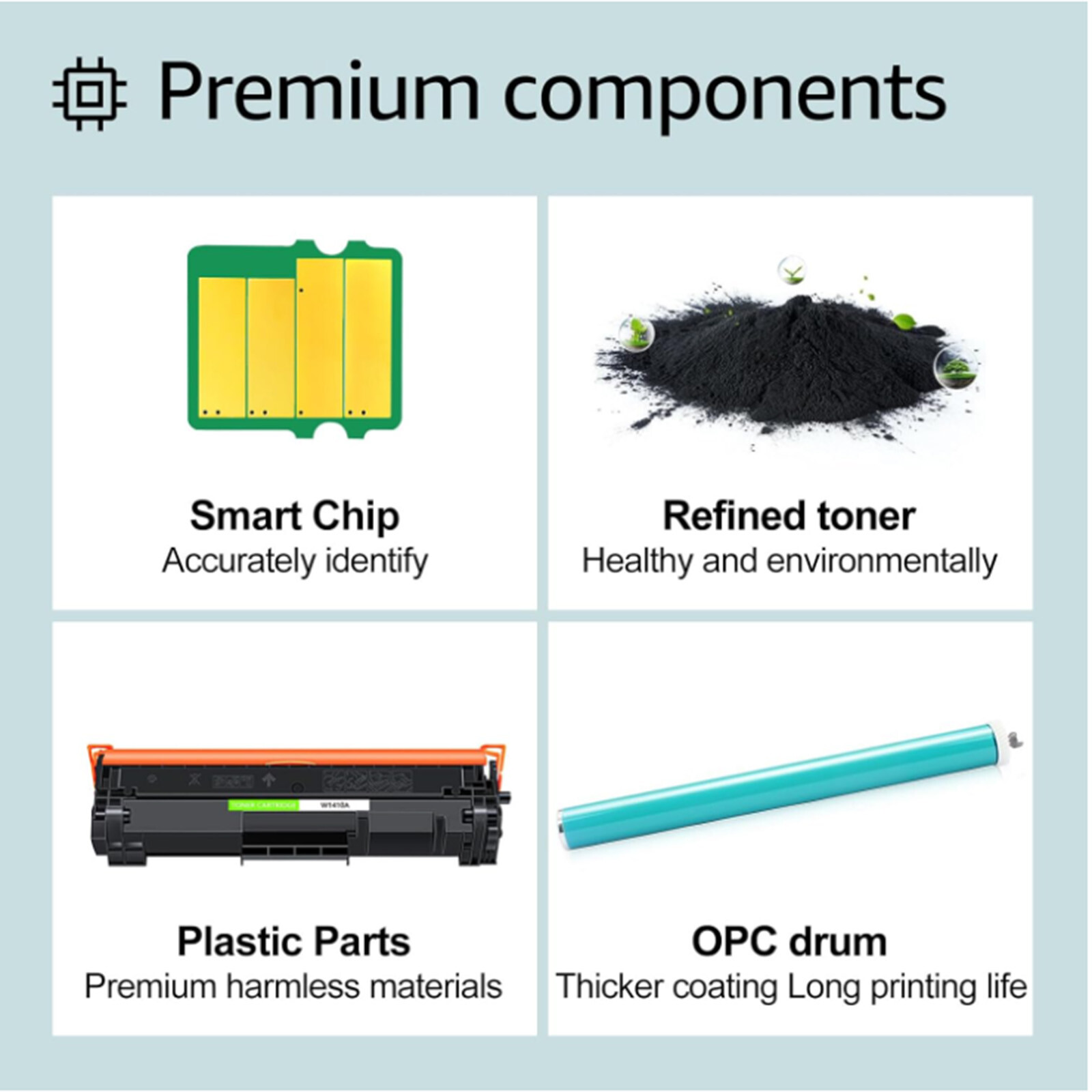 1 PK 141A Toner Cartridge with Chip Compatible HP for Laserjet M110w MFP M139w