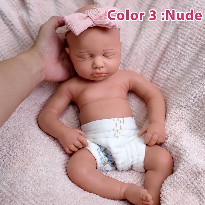 47cm silicone doll silicone reborn doll handmade whshable toys gifts crafts