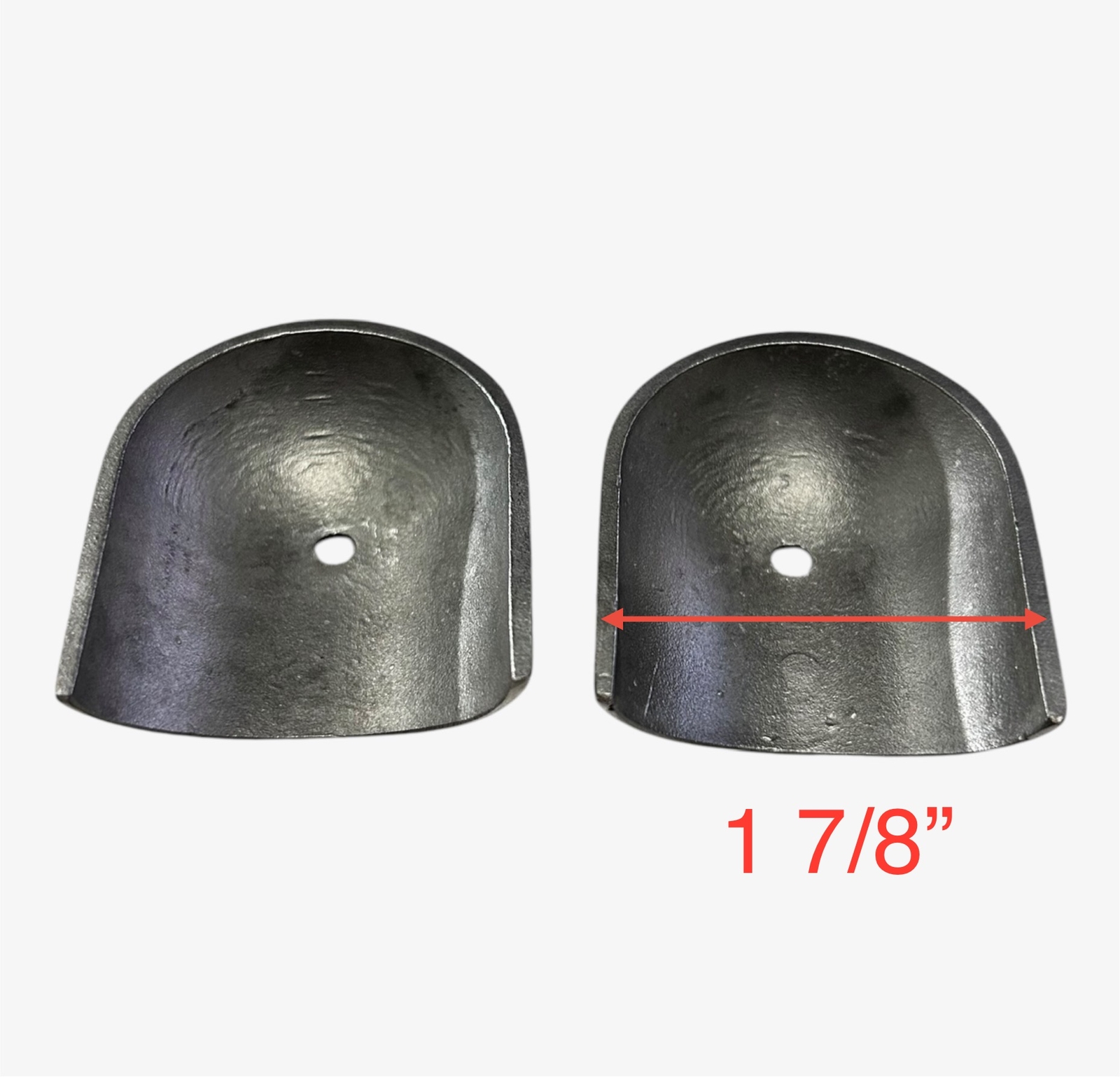 Taco Marine F16-0039, Stainless Steel Boat Rub Rail End Caps 1 7/8'' , Set Of 2