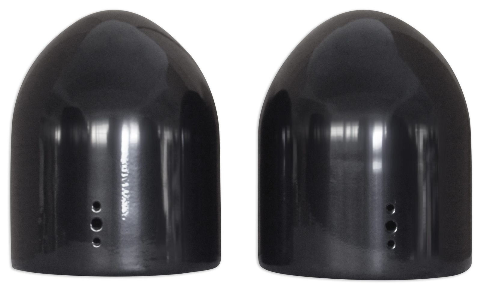 (2) Rockville RKL80MB 8" 900 Watt Marine Wakeboard LED Tower Speakers in Black