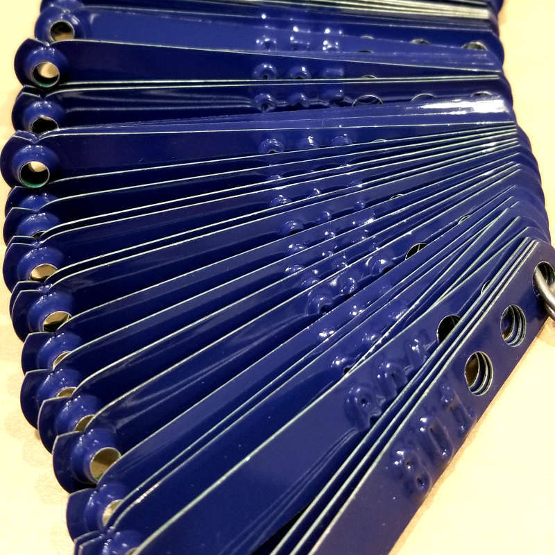 Leg Bands 100pcs Aluminum Chicken Pheasant Poultry Duck Bird Leg Rings ID Tags