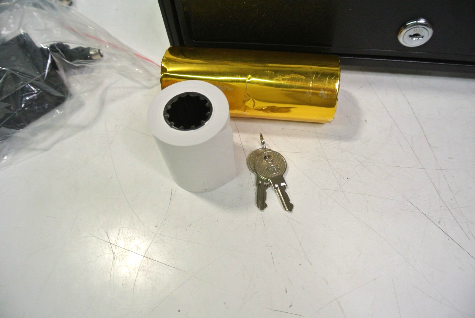 Perfiware Cash Register with Cash Drawer & Receipt Printer HS71-80UB