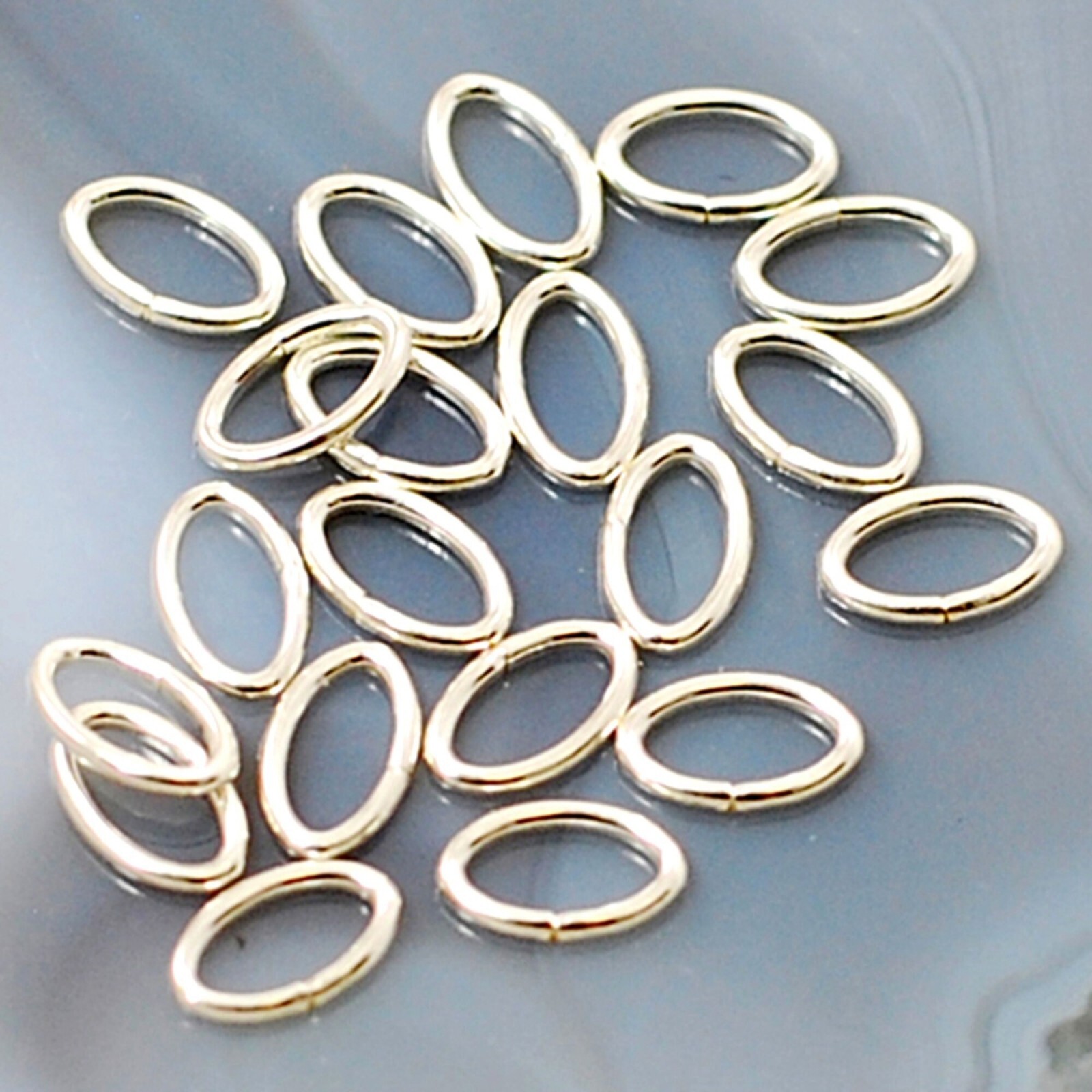 925 Sterling Silver 3mm 4mm 5mm 6mm 7mm Open/Closed Jump Rings Round/Oval 20pcs
