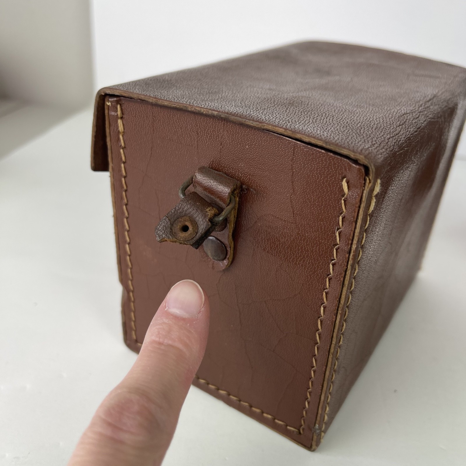 Agfa Box Camera, Germany 1950s, Art Deco, 120 Rollfilm 6x9 Untested