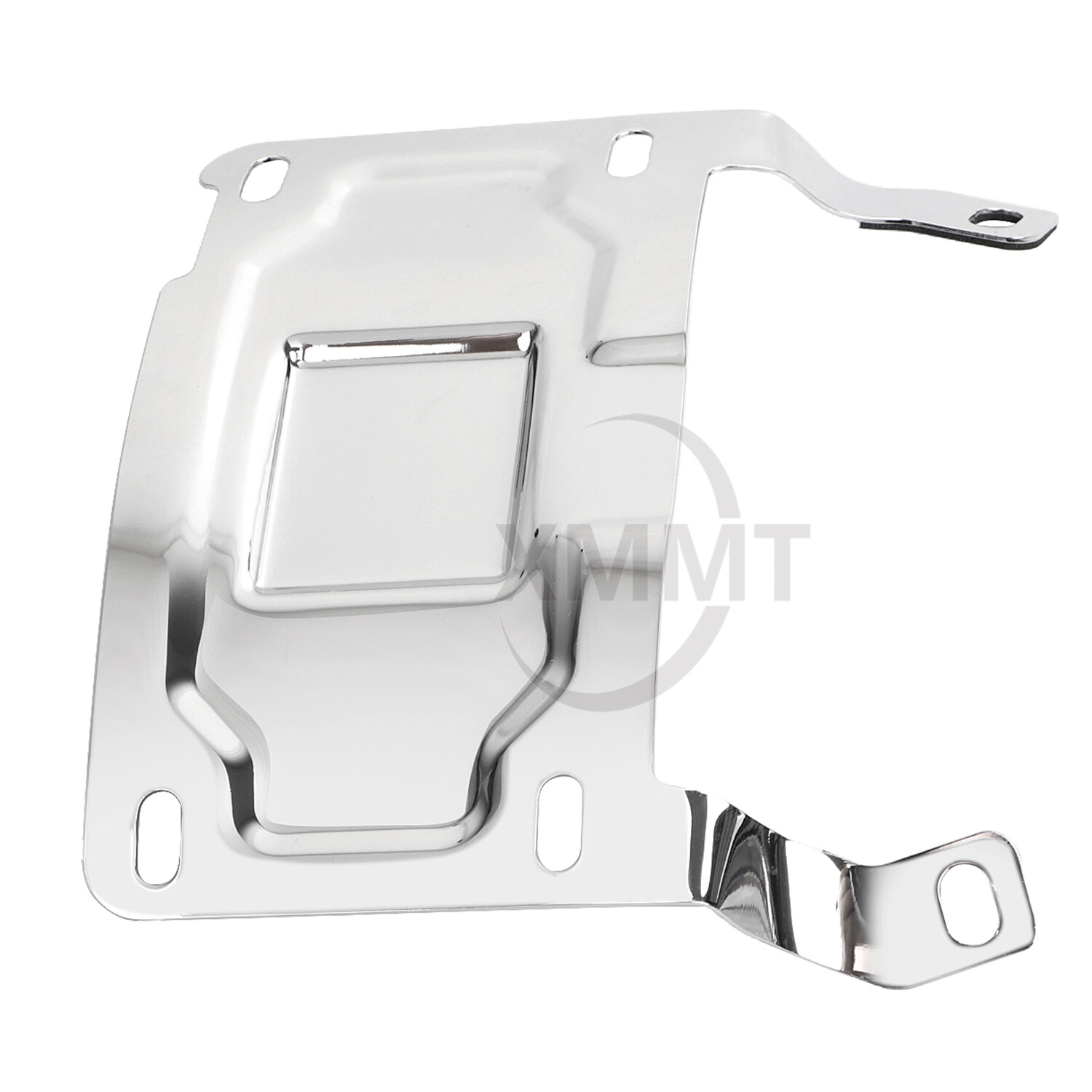 Chrome License Plate Relocation Mount For Harley Street Glide Road King Softail