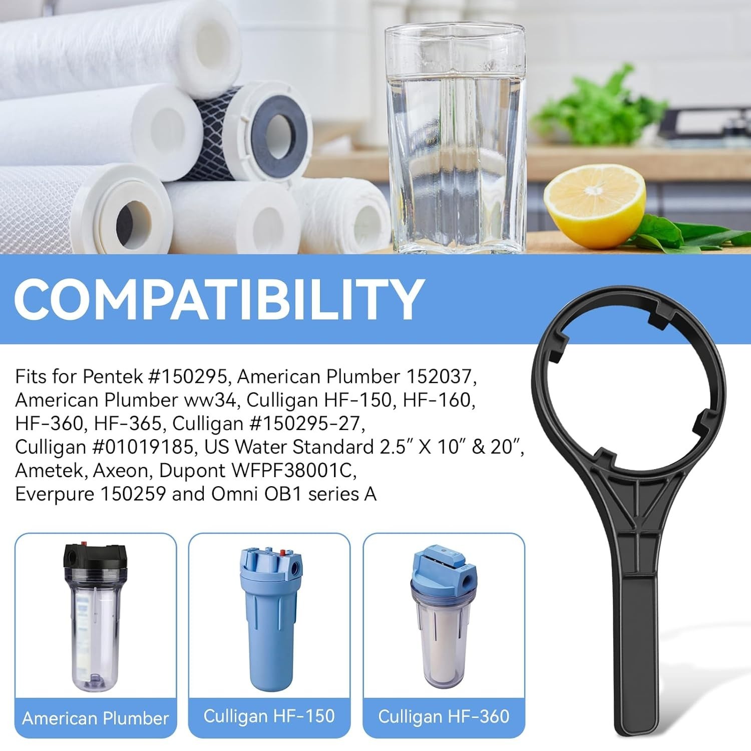 NEW! 150295 SW-2 Spanner Water Filter Housing Wrench For Culligan Pentair Pentek