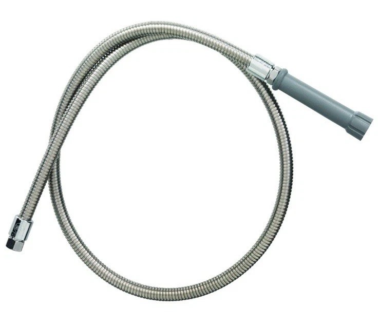 T&S BRASS B-0044-H HOSE 44" Flexible Stainless Steel Grey Handle