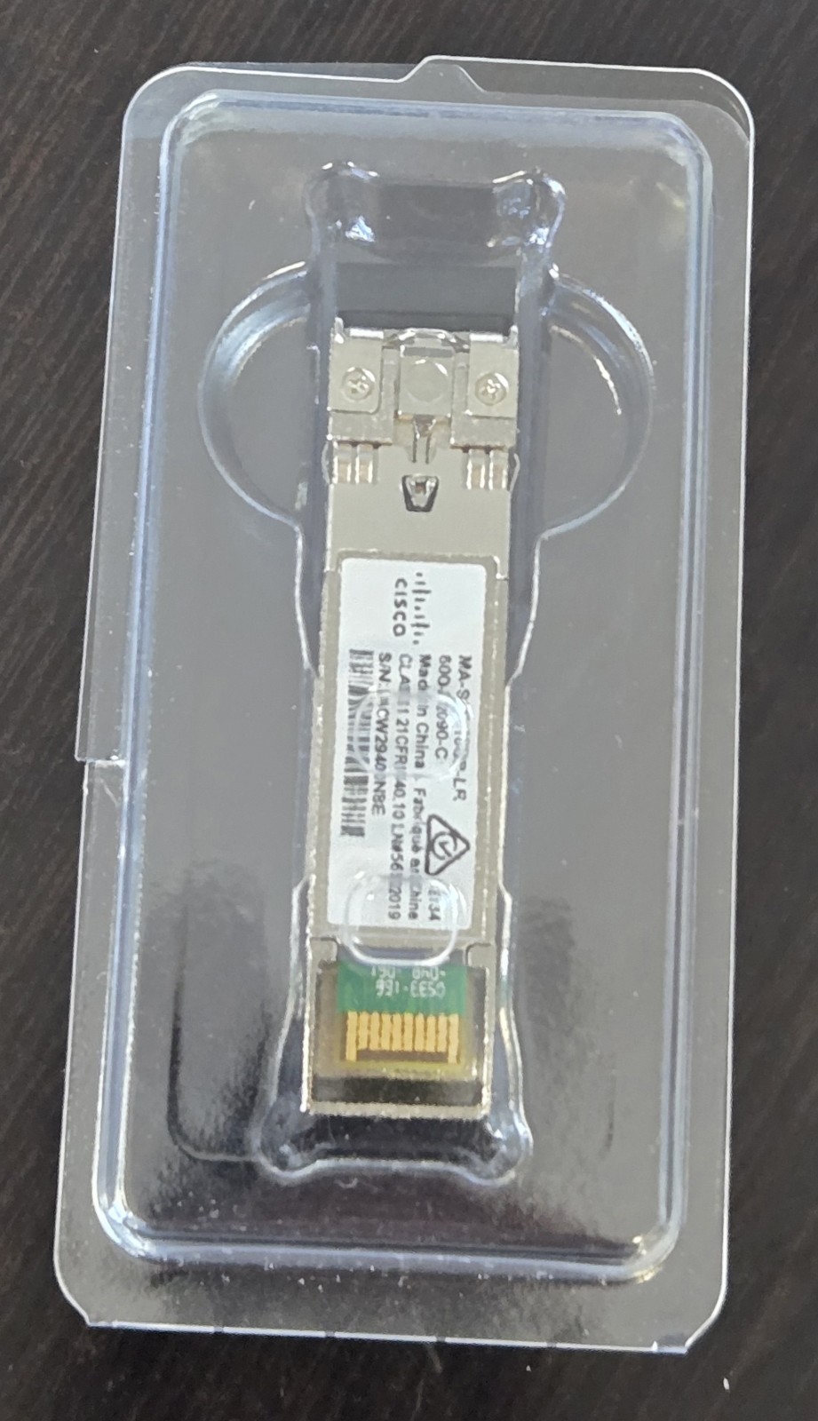 Cisco Meraki MA-SFP-10GB-LR 600-22090-C 10GBASE SFP+LR Fiber Transceiver LC SMF
