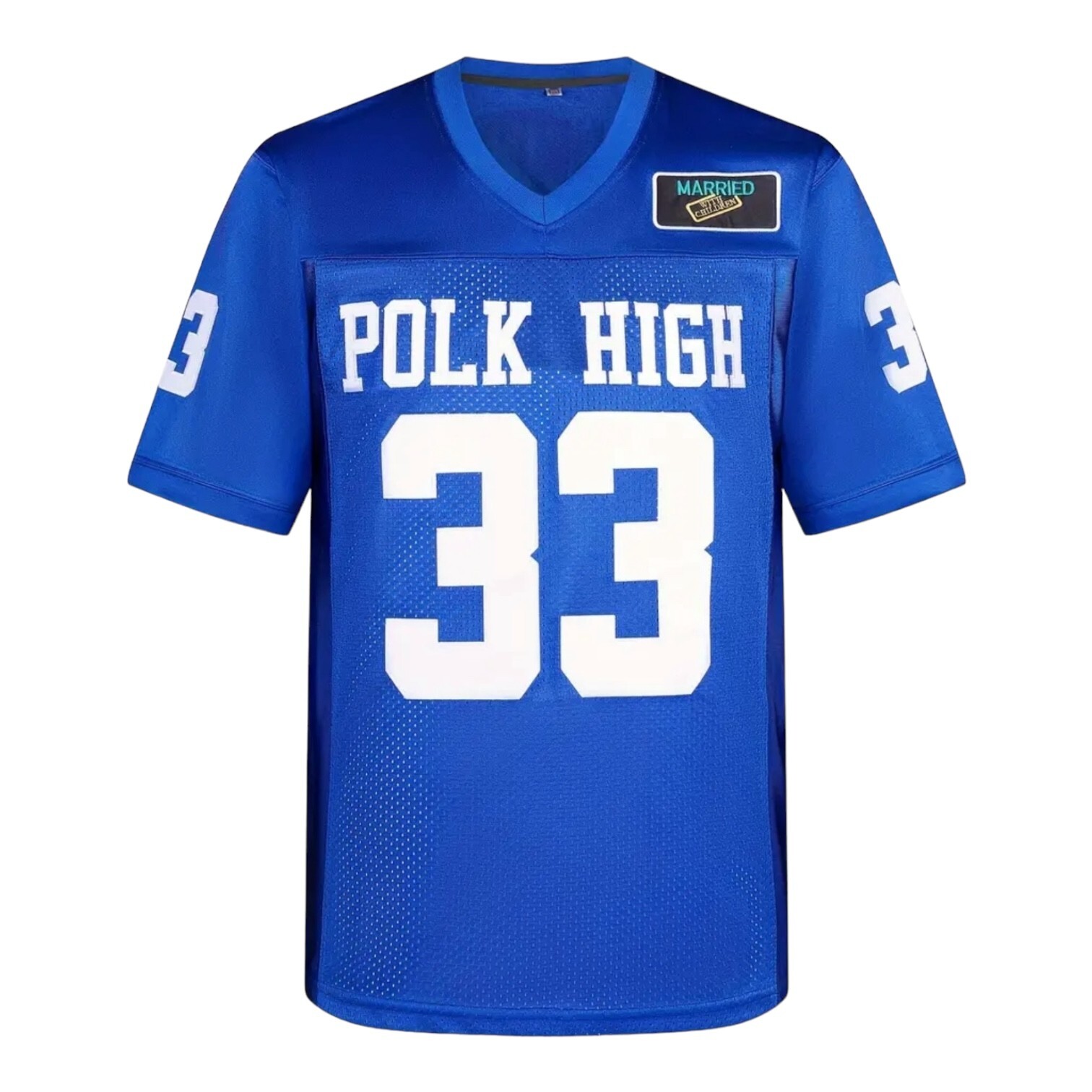 Al Bundy Polk High Football Jersey #33 Stitched Married With Children Large