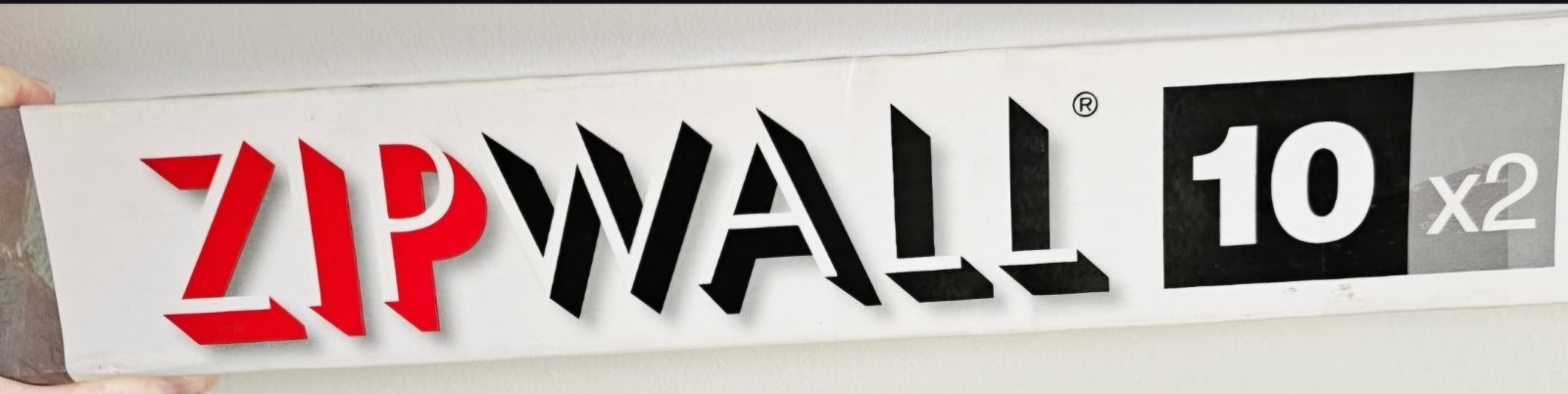 ZipWall 10 ft. Stainless Steel Dust Barrier Poles – 2‑Pack (ZP2) New Open Box