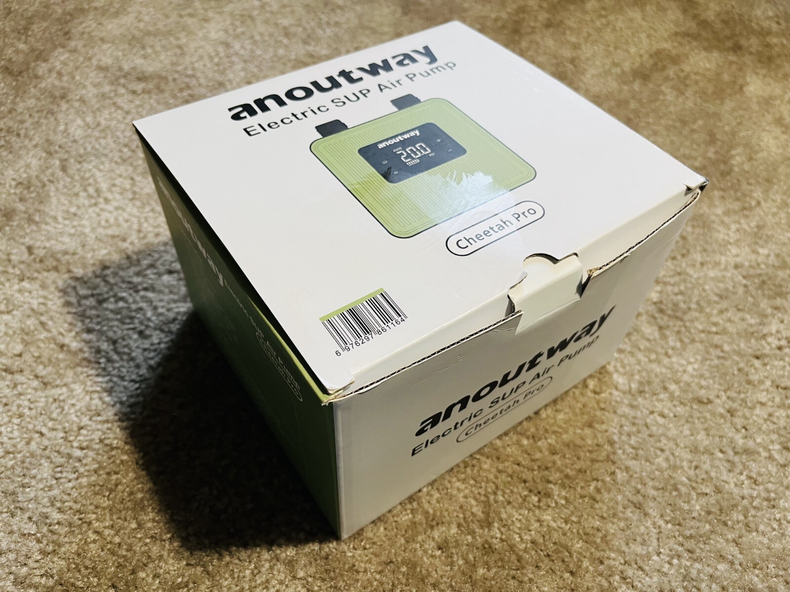 20PSI super mini Electric SUP Air Pump | Inflator for Paddle Board, kayak, boat