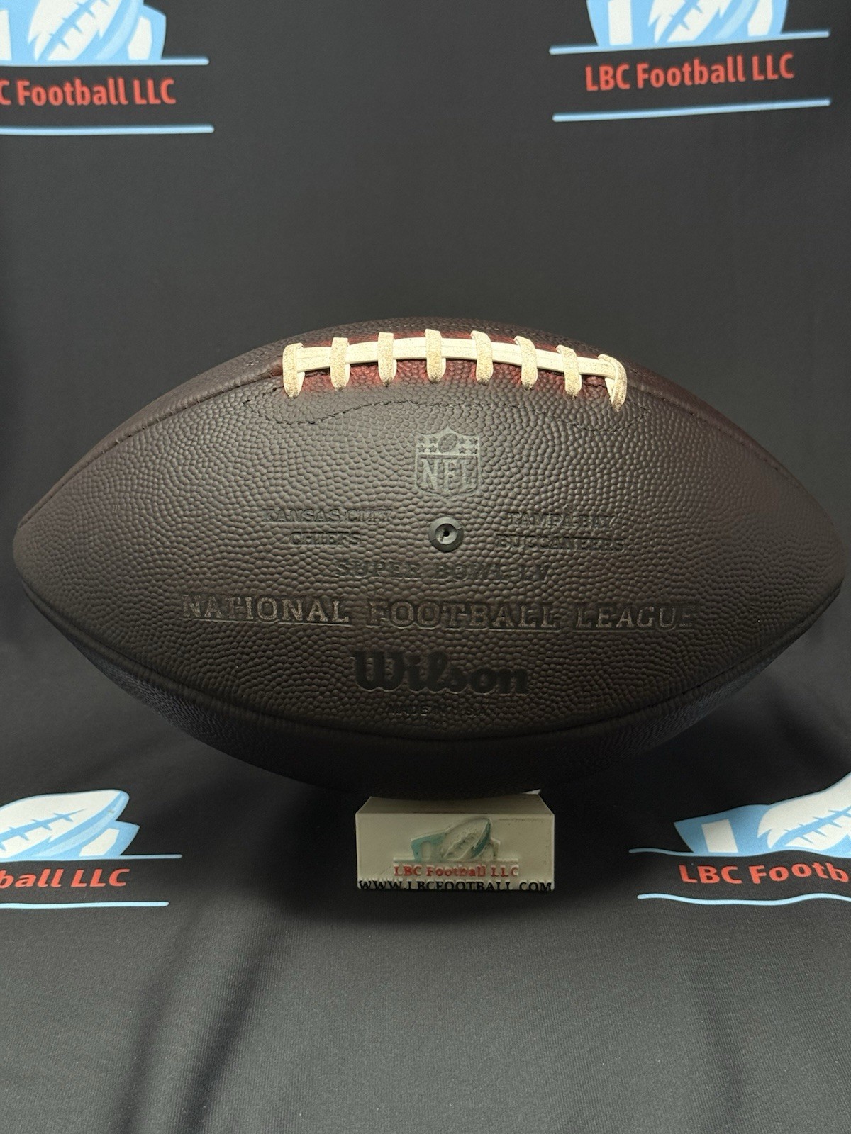 Kansas City Chiefs Game Issued Super Bowl LV Game Ball #068 Wilson Duke Football