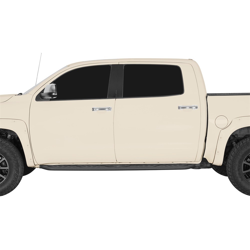 FIT 2007-2021 TOYOTA TUNDRA CREW CAB 4-DOOR 2PCS STEEL SIDE STEPS RUNNING BOARD